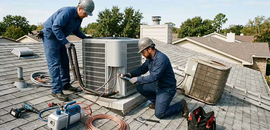 Condensing Unit Installation in Lynn